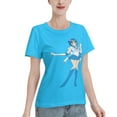 thumbnail image 2 of T-Shirt Basique à Manches Courtes pour Femmes Sailor Moon Mizuno Ami, 2 of 6