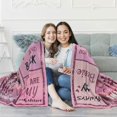 thumbnail image 3 of Best Friend Blanket, for Women, Best Friend Birthday Gifts for Women, Friendship Gifts for Women Friends, Throw Blankets for Bed Sofa Couch Travel (Red, 50x60), 3 of 6