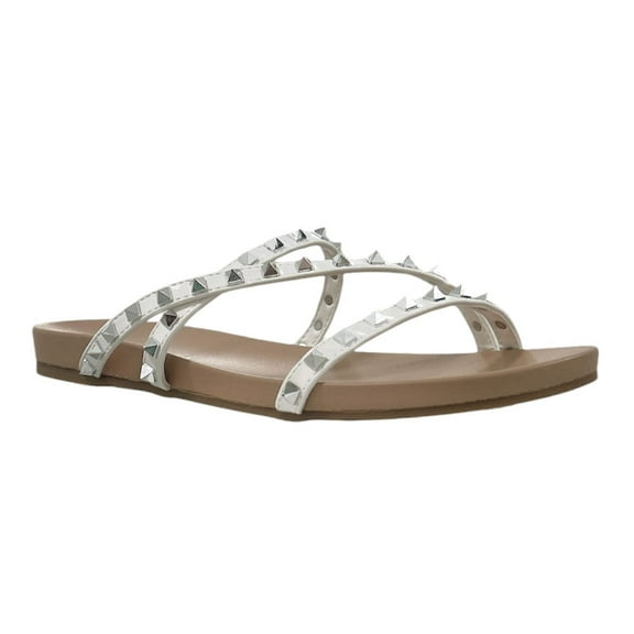 CANDY Studded Strappy Flats Sandals Women's Shoes