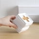 thumbnail image 5 of Caja De Almacenamiento Ranura En Forma De Cruz Visible Blanca Ahorro De Espacio Suave Organizador De Cajón De Escritorio Superpuesto De Empalme Libre Multifuncional Con Tapa Para Cocina Hogar Sweethay HA028067-01, 5 of 7