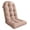 Beige, variant on Adirondack Chair Cushions 4" Thick Set - Outdoor Cushions for Patio Furniture, Contoured Design with Anti-Slip Straps & Water-Resistant Fabric for Adirondack Chairs, Navy Blue