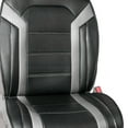 thumbnail image 5 of FH Group, Faux Leather Seat Covers Cushion Pad Front Bucket Gray w/Cup Holder, 5 of 8