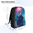 thumbnail image 4 of Disketp DJ Panda Hot Air Balloon Mochila Unisex de Apertura Lateral Completa, Mochila para Laptop para Escuela, Trabajo y Viajes, 4 of 8