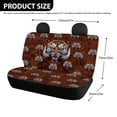 thumbnail image 4 of Chririnla Roaring Tiger Full Wrap Car Seat Cover for Car Interior Automotive, Comfortable Rear Bench Seat Covers Stretch Car Back Seat Cover Protectors, 4 of 4