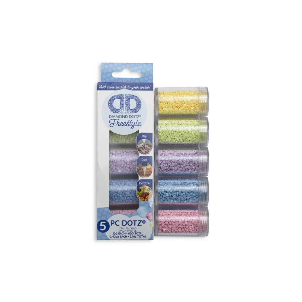 DIAMOND DOTZ Diamond Dotz Freestyle Sampler Pack 5pc Pastel