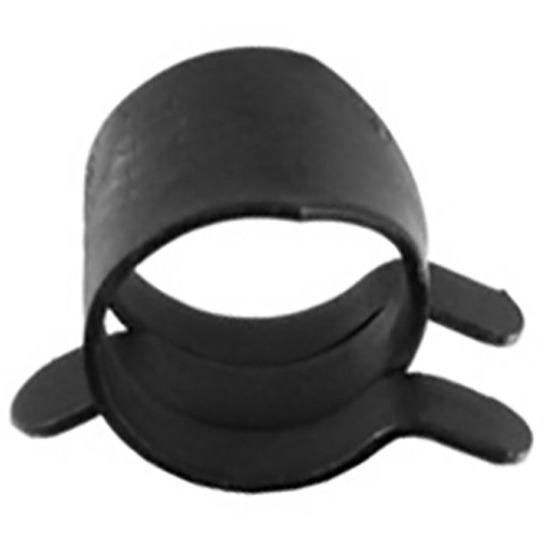 100 3/8" Spring Action Hose Clamps Black