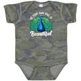 thumbnail image 3 of Inktastic Peacock Girls Baby Bodysuit, 3 of 5