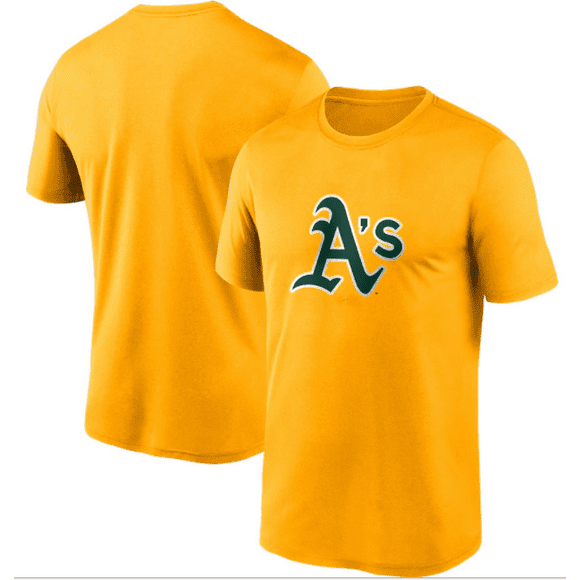 T-Shirt de Sport Décontracté en Coton Pur Léger pour Homme DAVIS2 Oakland Athlétisme T-Shirt de baseball