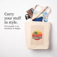 thumbnail image 7 of Tote Bag, Los Angeles, California, Sun,, Unisex, Reusable, Washable Canvas, Unique Art, 7 of 7