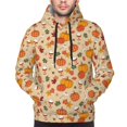 thumbnail image 2 of Bingfone Fall Autumn Men's Drawstring Hoodie Long Sleeve Pocket Sweatshirts-Medium, 2 of 6