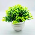 thumbnail image 4 of Artificial Flowers Decoration , FNGZ Artificial Potted Plants Plastic Greenery in Pots Small Faux Topiary Shrubs for Centerpiece Desk Room House Decor Decoration, 4 of 5