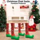 thumbnail image 2 of Fundas navideñas para patas de sillas: diseño de medias y zapatos de duende, decoración de mesas y sillas de comedor con temática navideña, accesorios para fiestas Xemadio FLD-3666, 2 of 7