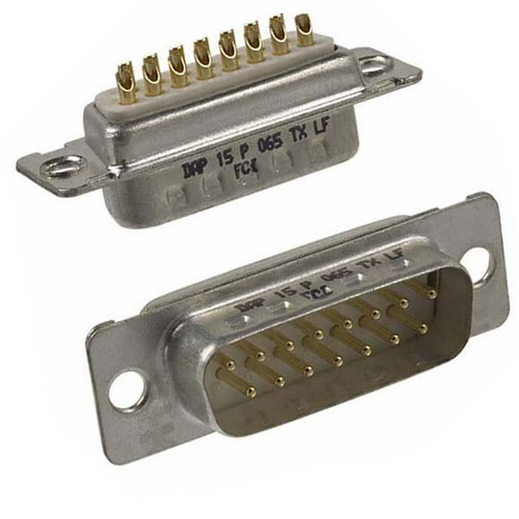 DP15-10 - DB15M SOL Étain Noir (10 pcs/pkg)