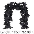 thumbnail image 3 of Vikakiooze Halloween Decorations Indoor New Black Halloween Decoration Halloween Home Interior Simulation Halloween Maple Leaf, 3 of 6