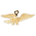 thumbnail image 1 of 14K Yellow Gold Eagle Pendant - 21 mm, 1 of 3