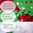 thumbnail image 3 of Sombrero de elfo, sombreros LED navideños de fieltro con cascabeles, gorro de Papá Noel iluminado, rojo y verde con purpurina, divertidos recuerdos para fiesta de Navidad, 3 of 5
