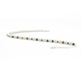 thumbnail image 4 of Pulsera artesanal de Plata Ley 925 Otras Manos con Ojos Multicolor de Zirconia 20 cm, 4 of 6