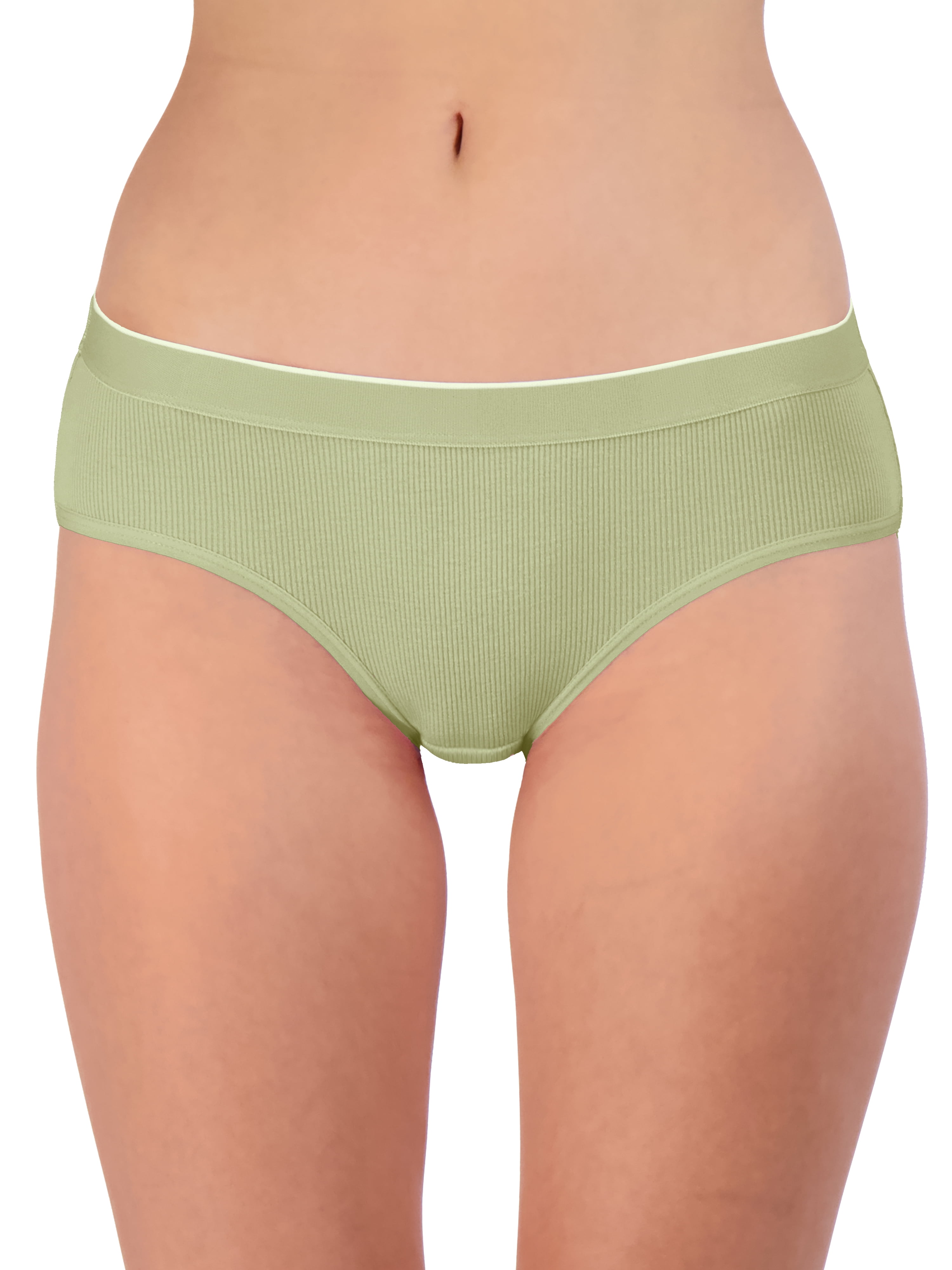 No Boundaries Stretch Ribbed Hipster Underwear, 5-Pack, Women's XS-XXXL