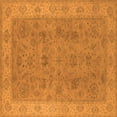 thumbnail image 1 of Ahgly Company Indoor Square Oriental Orange Traditional Area Rugs, 6' Square, 1 of 4