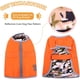thumbnail image 2 of Abrigos para perros de color naranja para clima frío, chaleco polar de invierno para perros, chaqueta impermeable para mascotas disponible en extra pequeño, 2 of 5