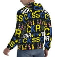 thumbnail image 6 of Haiem Rock Your Socks Patterned Men's Hoodie with Kangaroo Pocket - Ideal Pullover Sweatshirt for Daily Wear, Travel, and Home-XX-Large, 6 of 7