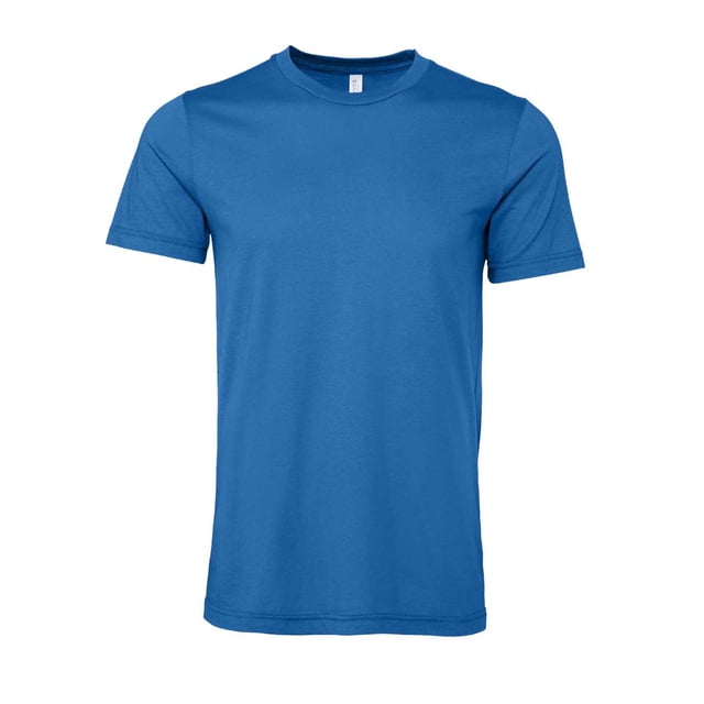 BELLA+CANVAS pour Hommes 3001c, L, Bleu Columbia