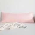 thumbnail image 6 of Flxxie 100% Brushed Microfiber Body Pillow Cover, Ultra Soft and Cozy Full Body Pillowcase for Adults, 20" x 54", Light Pink (Not Include Body Pillow), 6 of 7