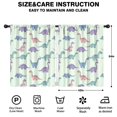 thumbnail image 2 of Blackout Kids Curtains,Colorful Dinosaur Assortment Pattern Childrens Insulated Curtains Set Of 2,Bedroom Essentials,Toddler Room Decor 42"x54", 2 of 5