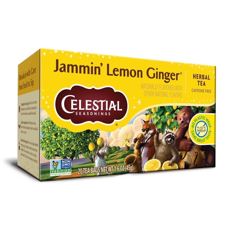 kaochanさま 専用 エレミ シダーウッド レモン Celestial Seasonings Decaf Jammin' Lemon Ginger Herbal Tea Bags