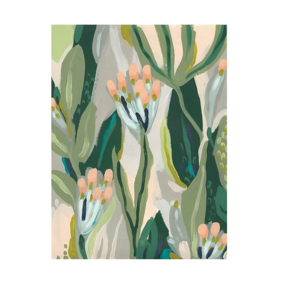 June Erica Vess 'Floral Impulse II' Canvas Art