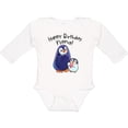 thumbnail image 3 of Inktastic Happy Birthday, Nana- Cute Penguins Boys or Girls Long Sleeve Baby Bodysuit, 3 of 5