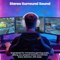 thumbnail image 6 of ATTACK SHARK G800 Wireless RGB Gaming Headset:7.1 Surround Sound-50mm Drivers-Memory Foam Ear Pads,Wired/2.4Ghz/BT,Ultralight,Durable Aluminum Frame,Detachable Mic,Programmable for PC Mac Gamer, 6 of 10