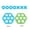 Blue, variant on CaiTeLin Hexagonal Inflatable Pool Toy , PVC Interactive Water Game Float , Double Sided Floating Plaything for Swimming Pool Backyard Summer Party