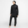 thumbnail image 2 of Nike Women's Victory Full Coverage Solid Swim Tunic (Black, L), 2 of 3