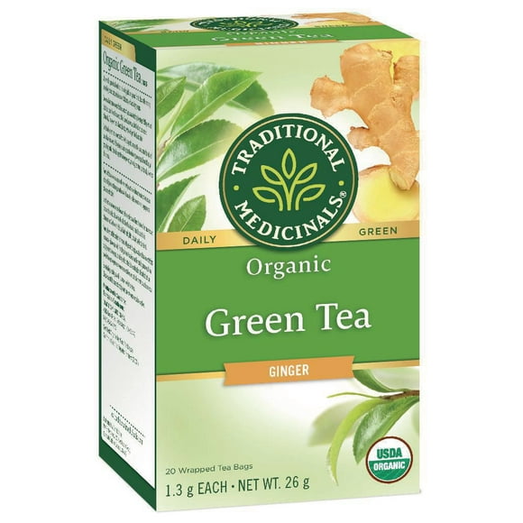 Traditional Medicinals Organic Green Tea with Ginger