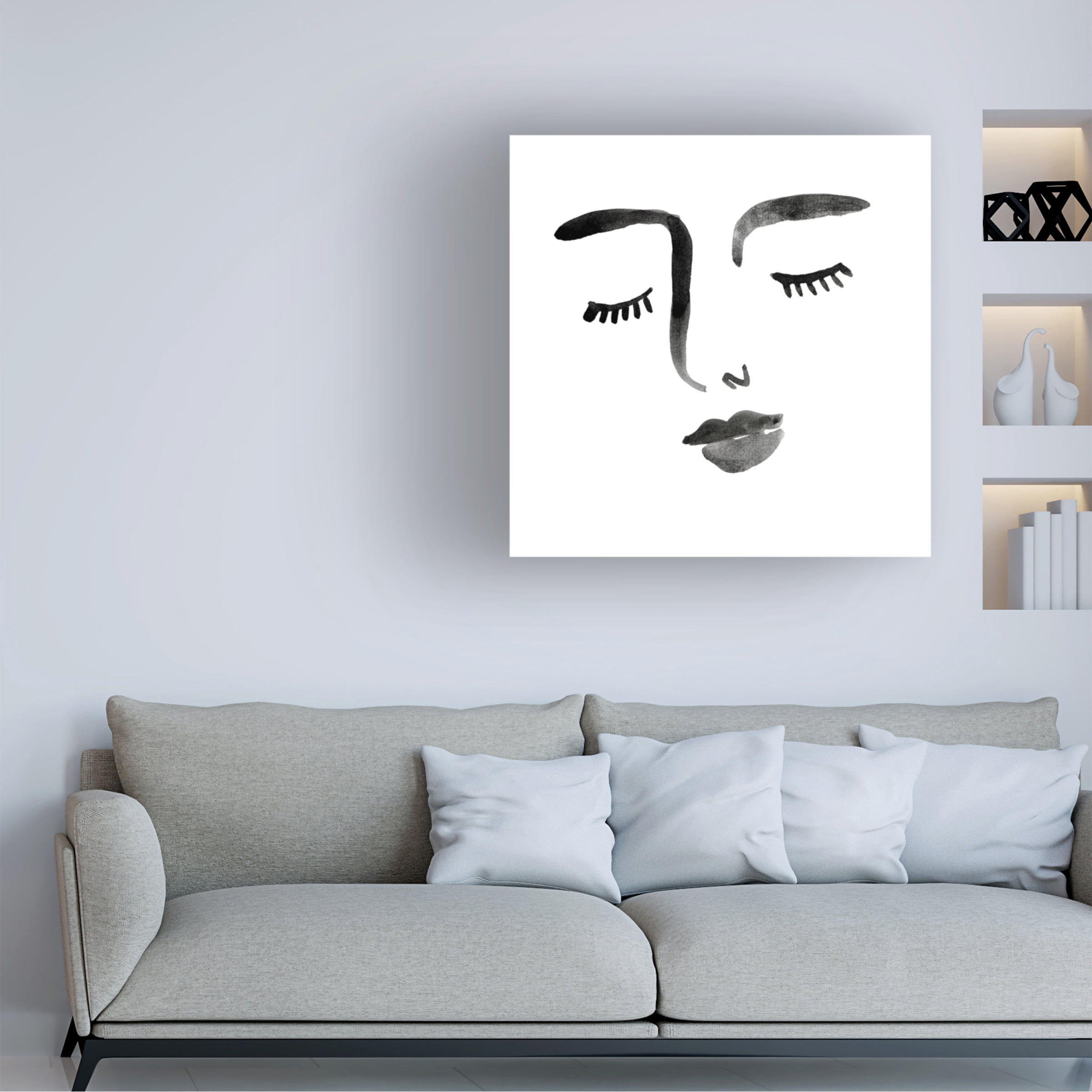 Victoria Borges 'Blink II' Canvas Art