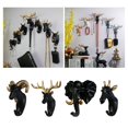 thumbnail image 1 of Escultura de Pared Decorativa para de 4 Piezas, Gancho de Animal, Arte de Suspensión Artesanal de Resina Soledad Gancho decorativo de resina, 1 of 10