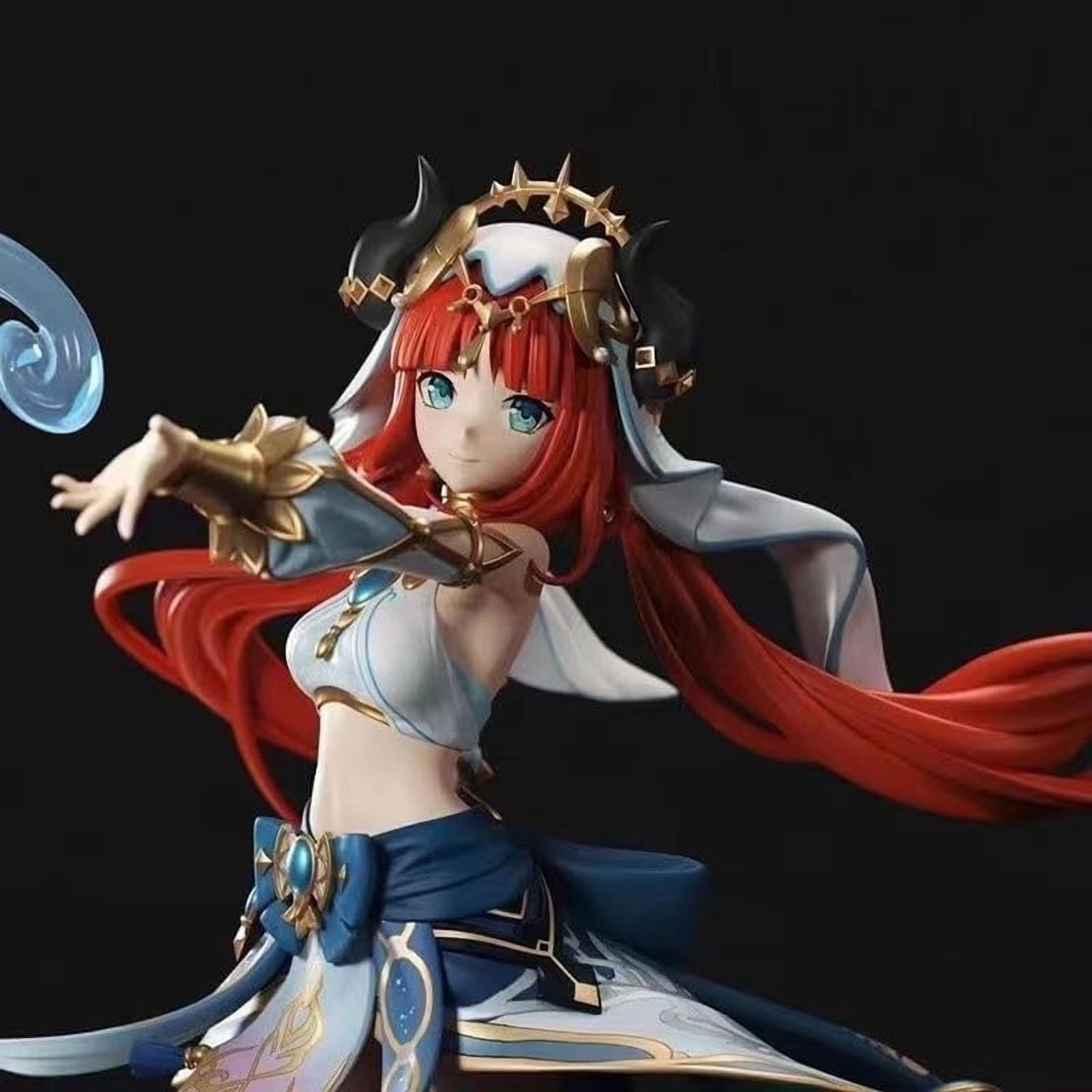 Nilou Figure Standing Posture Nilou Figures Genshin Impact Figures 28cm/11inch Anime Figures Game Character Statue Collection Decoration Gift