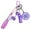 Purple, variant on Fitness Keychain Set Kettlebell Dumbbell Keychain set Silicone keyring with Metal Handle Motivational Fitness Gym Gifts Fitness Keychain Set
