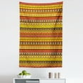 thumbnail image 1 of Tribal Tapestry, Tribal Art with Abstract Pattern Indigenous Motif with Native, Fabric Wall Hanging Decor for Bedroom Living Room Dorm, 5 Sizes, Orange Yellow, by Ambesonne, 1 of 1