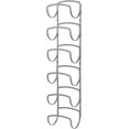 thumbnail image 7 of 6 Tier Steel Towel Holder for Bathroom Wall - Wall Mounted Organizer - Graphite Gray, 7 of 7