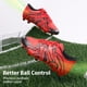 thumbnail image 4 of Tacos de Fútbol para Niños DREAM PAIRS 4 Rojo Negro Plata, 4 of 5