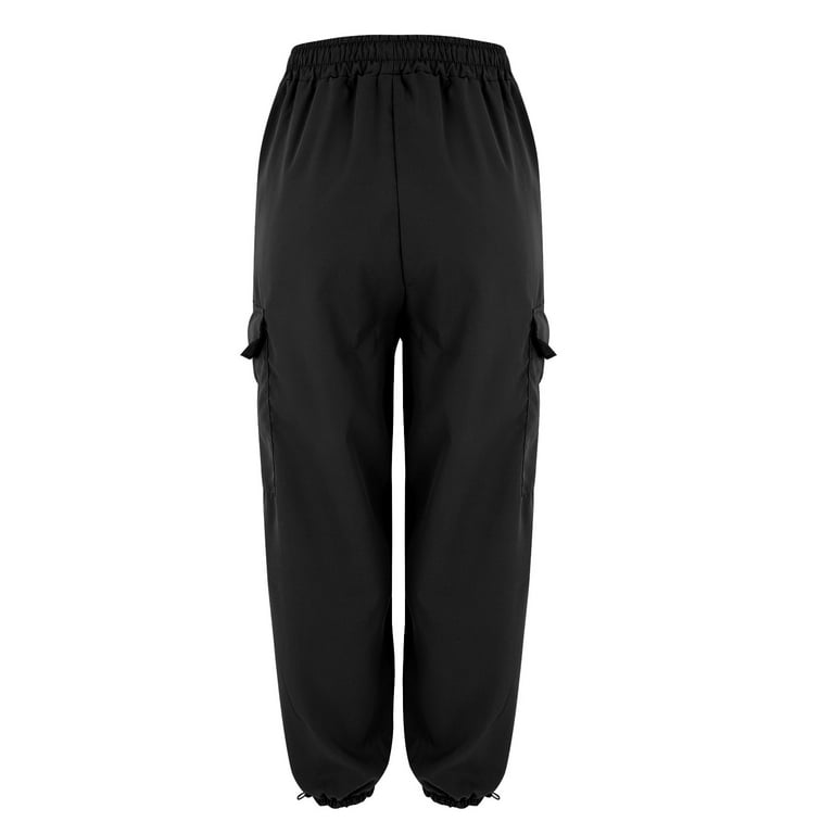 【SATIIIZ】Elin String Parachute Slacks Clearance! Lisingtool Sweatpants Women Women's Parachute