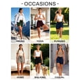thumbnail image 2 of Cadmus Women's 4" Inseam Summer Performance Shorts Comfy Drawstring Running Athletic Shorts with Pockets,Navy,Small, 2 of 11