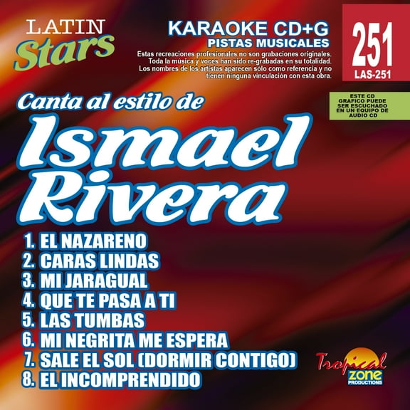 Karaoke Latin Stars 251 Ismael Rivera