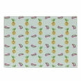 thumbnail image 1 of Pineapple Cutting Board, Pineapple and Watermelon Fruit Themed Minimal Sketch Pastel Watercolor Pattern, Decorative Tempered Glass Cutting and Serving Board, Small Size, Multicolor, by Ambesonne, 1 of 1