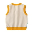 thumbnail image 3 of Gyratedream Toddler Boys Girls Front Zip Cartoon Sleeveless Warm Vest Outerwear Lightweight Waistcoat 1-6T, 3 of 8