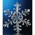 thumbnail image 2 of Icy Giftware Icy Large Snowflake Christmas Ornament - 9.5" - Pack of 6, 2 of 2
