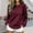 A1 Wine, variant on Oversized Sweatshirt for Women Puff Sleeve Twist Texture Knit Tops Winter Clothes Long Sleeve Tunic Tops Plain Travel Casual Cozy Basic Tees Going Out Baggy Hoodie Y2K Workout Crew Neck Sweatshirts