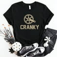 thumbnail image 3 of Cranky T-shirt, Funny Bike Shirt, Cycling Shirt, Bike Lover Gift, Cyclist Clothes, BMX, Mountain Bike Unisex T-Shirt, 3 of 5